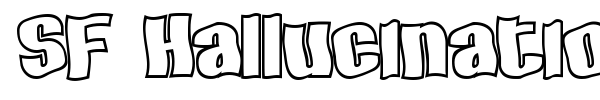 SF Hallucination font preview